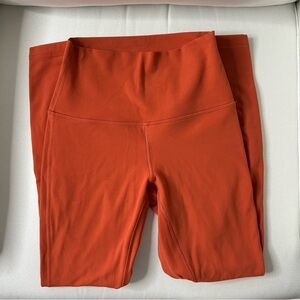 Lululemon Size 4 Orange Align High-Rise 25" Leggings